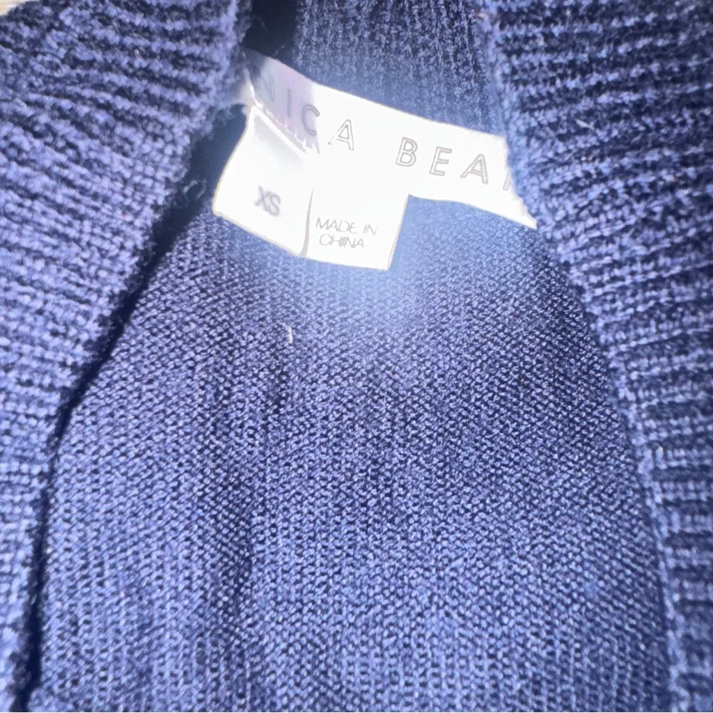 VERONICA BEARD BERI MIXED MEDIA PULLOVER SWEATER - Image 7