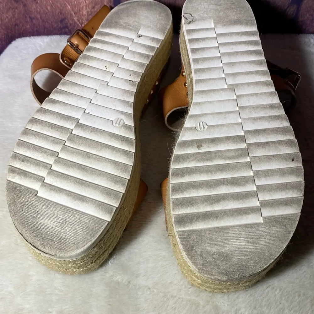Xappel Tan Espadrille Platform Sandal - Image 10