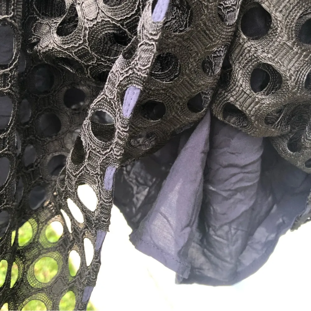 KIMCHI BLUE UO Moe Dot Lace Mini Dress S - Image 9