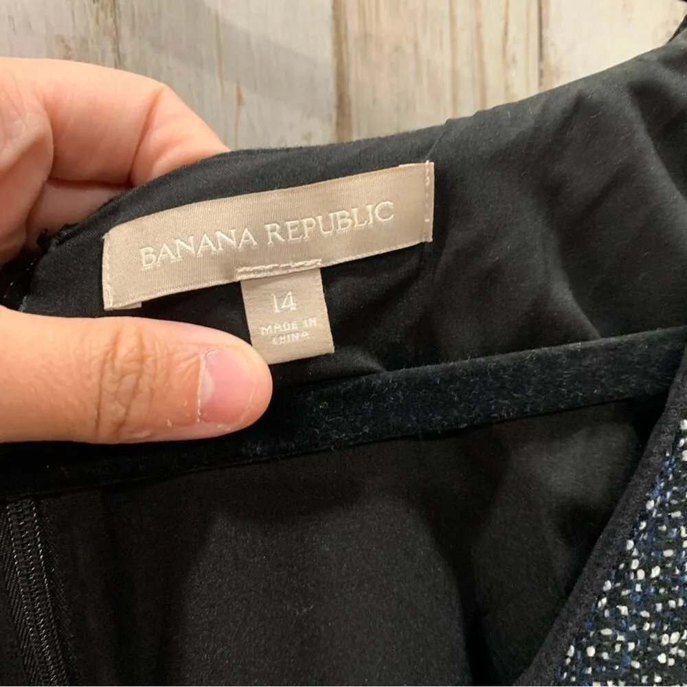 Banana Republic Tweed Knit Dress Wool Blend Sleeves - Image 3