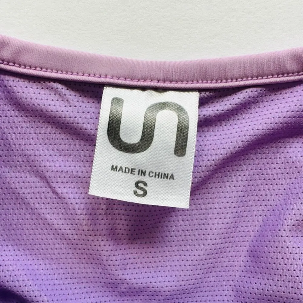 Urban Savage Ruffle Sleeveless Top Size Small Orchid Purple Pickleball Tennis - Image 3