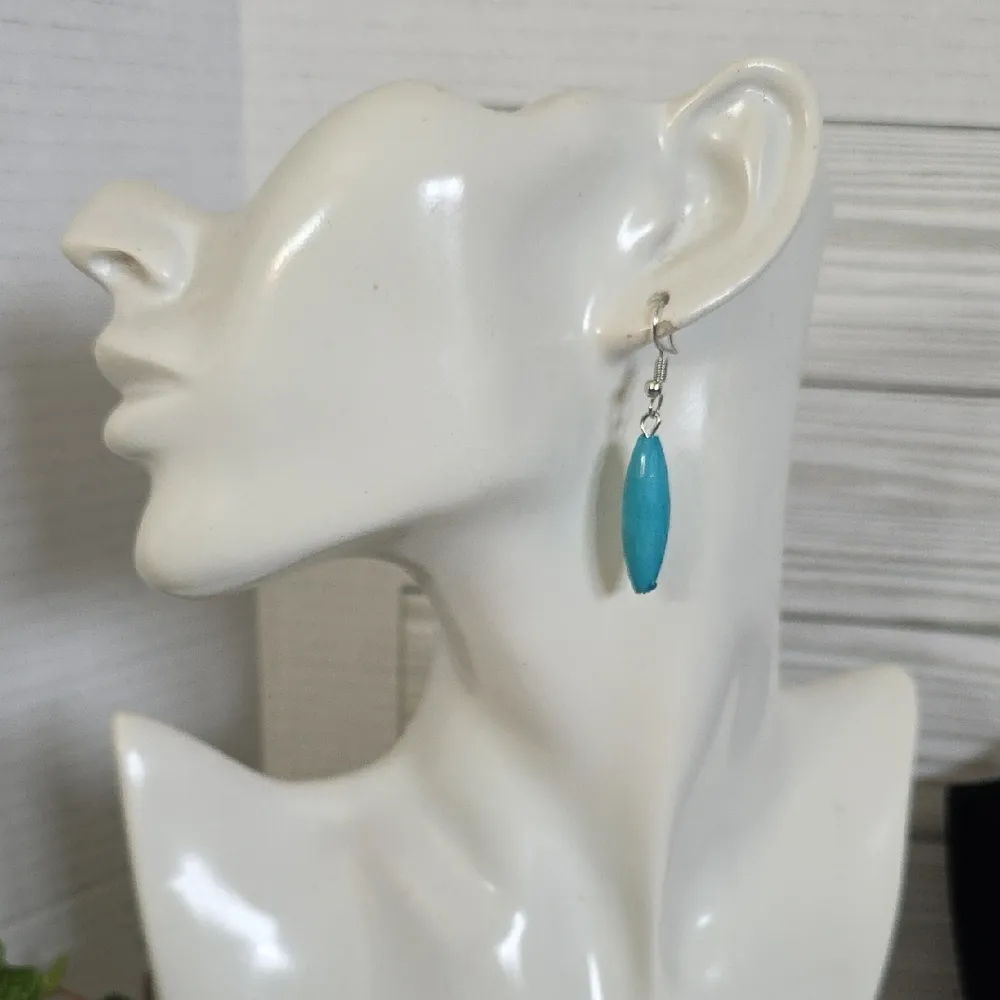 Boho Multi Strand Necklace with Matching Earrings Set Red - Image 12