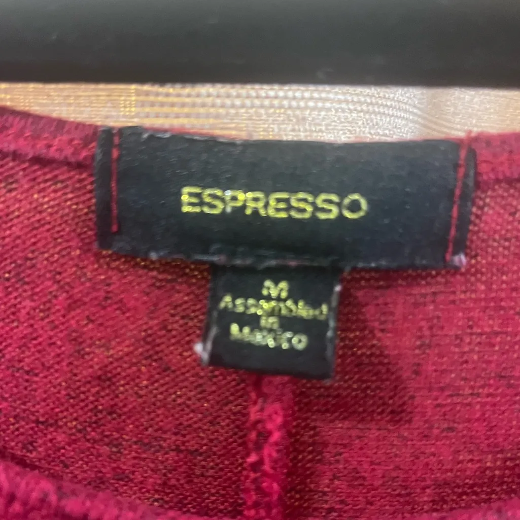 Espresso knit top Red Size M - Image 4