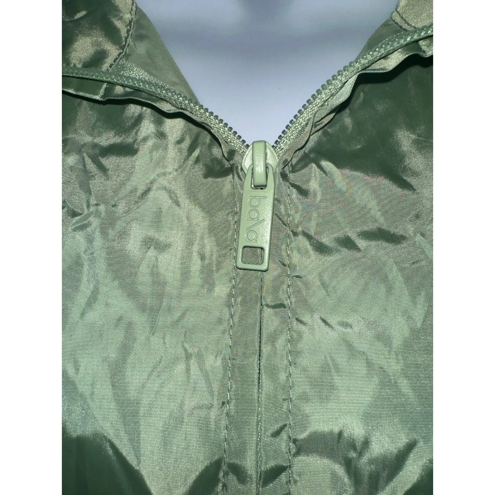 Bala Women's Windbreaker Pullover‎ Jacket Green Size S/M Lightweight Coat - Image 3