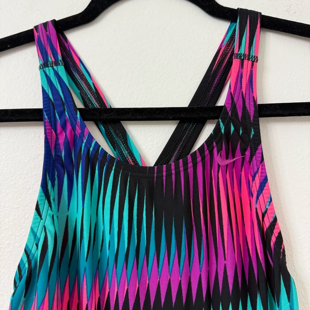 {8} Nike Fastback Cosmic Purple Swimsuit One Piece - Image 7