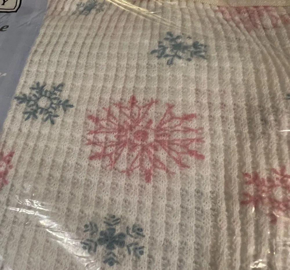 Montgomery Ward Thermal Wear Bottom Snowflake Pants Womens Longjohns 1X Vintage - Image 2