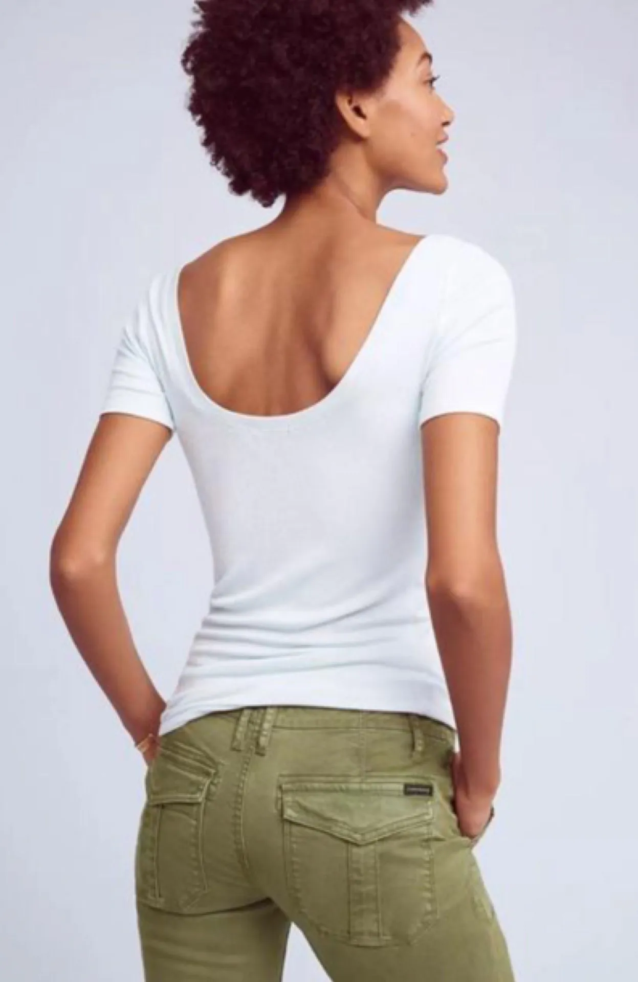 Saturday Sunday Ribbed Iris Top - Image 2