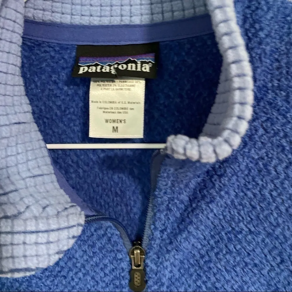 Patagonia Polartec Fleece Vest in Just like new Condition R2 Best in Evening Sky - Image 5