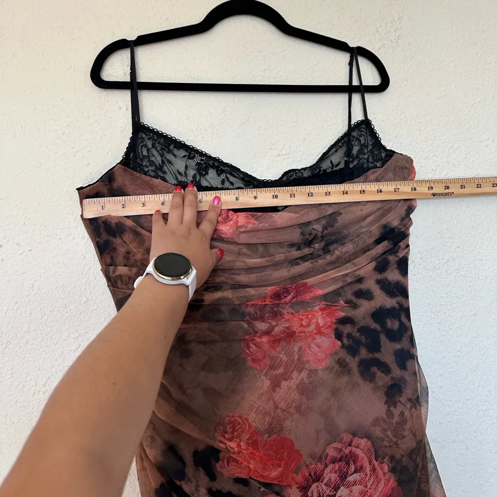 HOUSE OF CB 'Nalini'‎ Printed Maxi Dress NWOT size XL A-C - Image 7