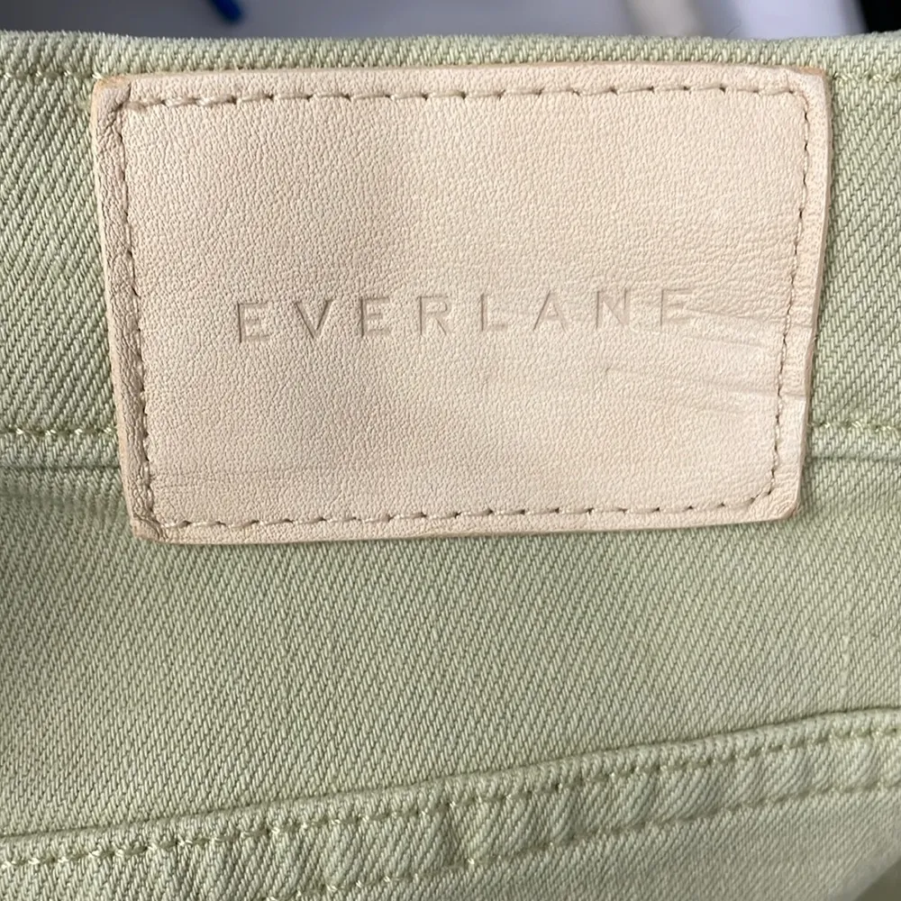 Everlane The Way High Jean in Green Tea - Image 5