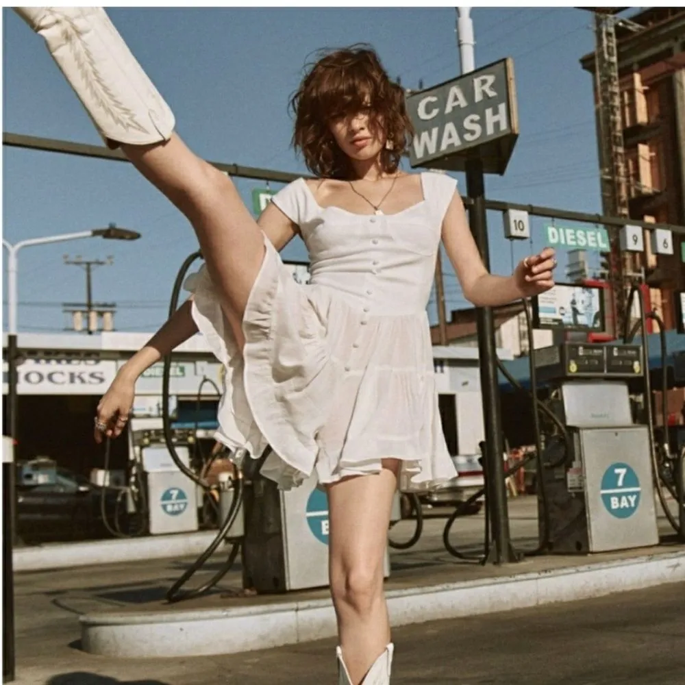 Vanessa Mooney NWT the Elisabeth dress / romper in white Size S - Image 5