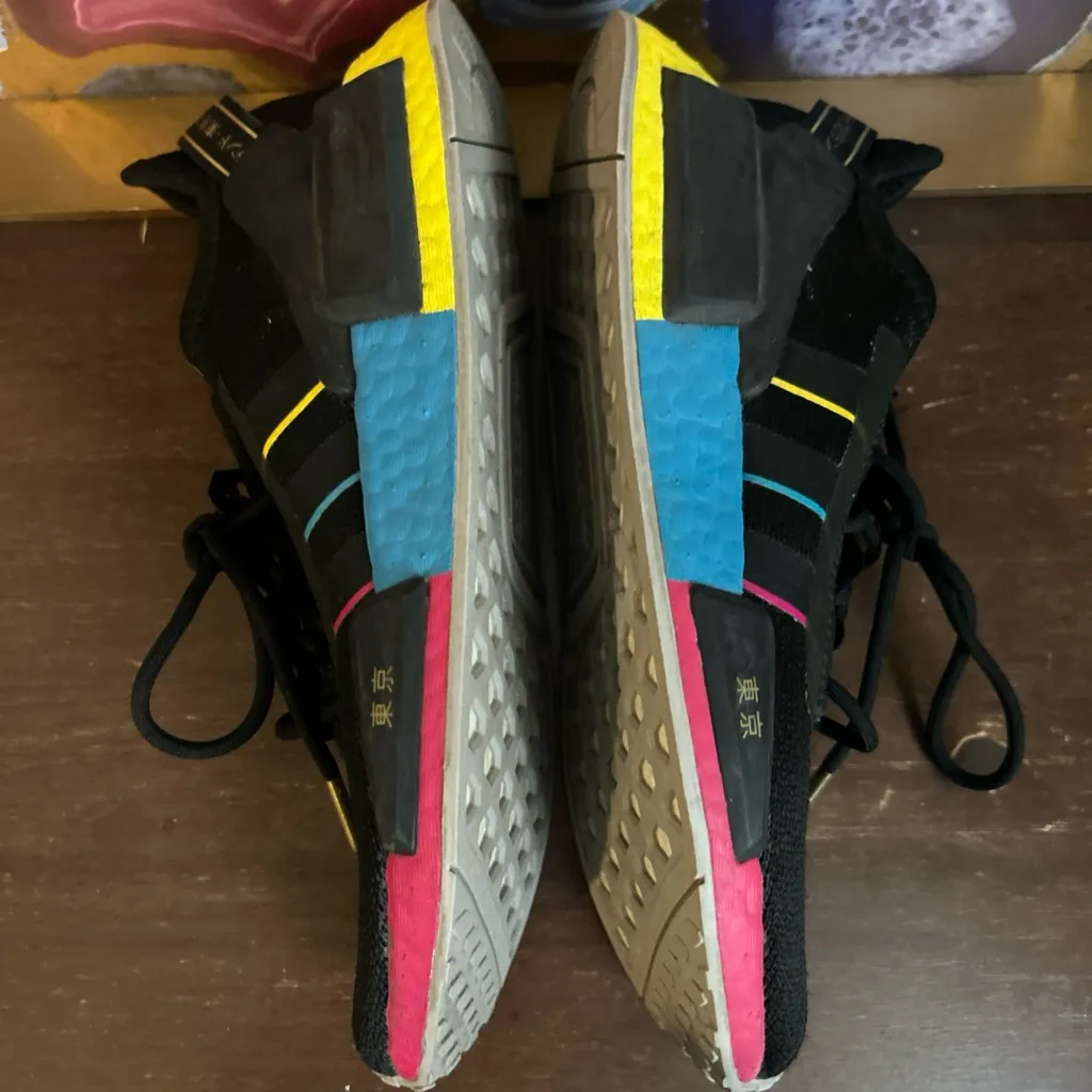 Adidas NMD_R1 V2 Tokyo Nights Low Top Sneaker Multicolor Shoes Men Size 5.5 - Image 4