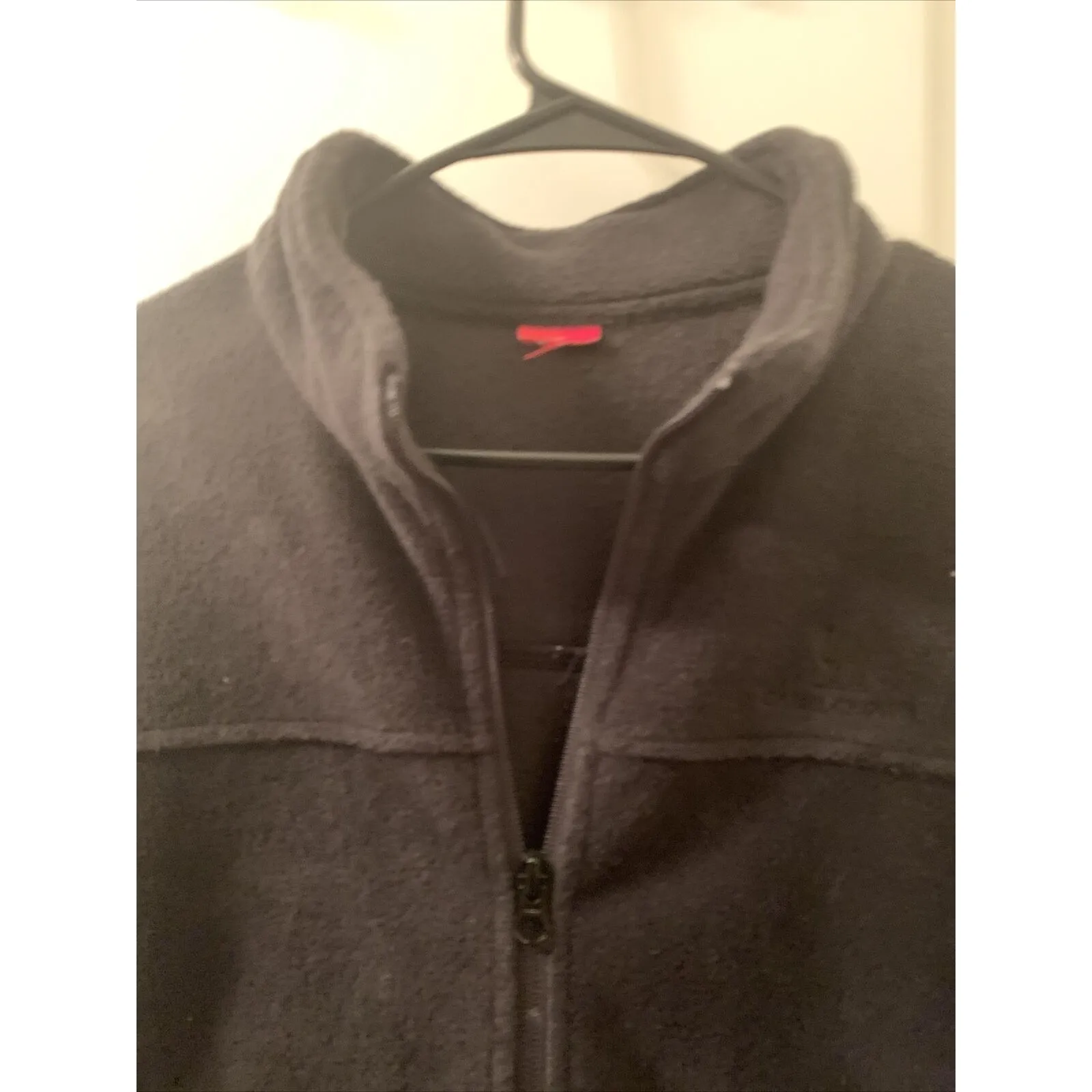 Camel Crown Women's Unknown Size Fleece Full Zip Jacket Coat Black - Image 2