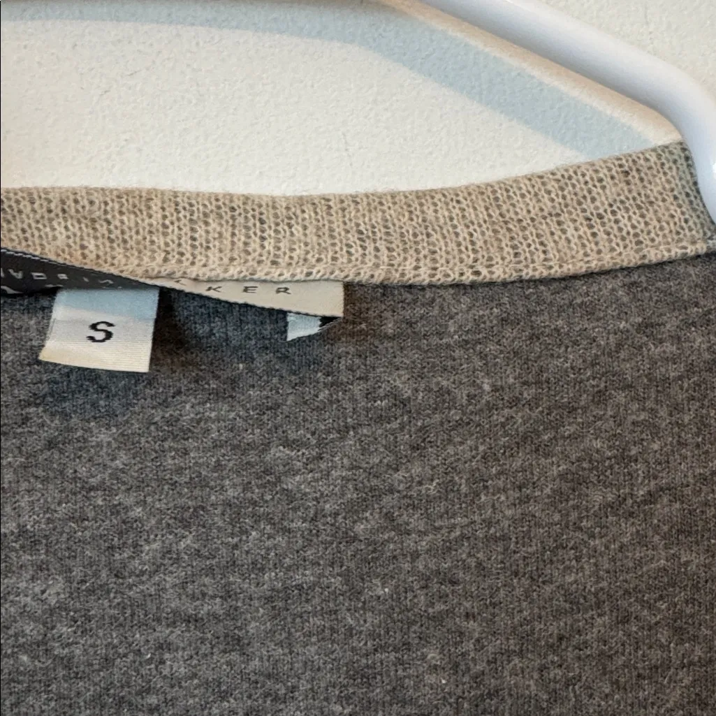 Bryn Walker Wool Blend Open Front Cardigan Size: S - Image 5