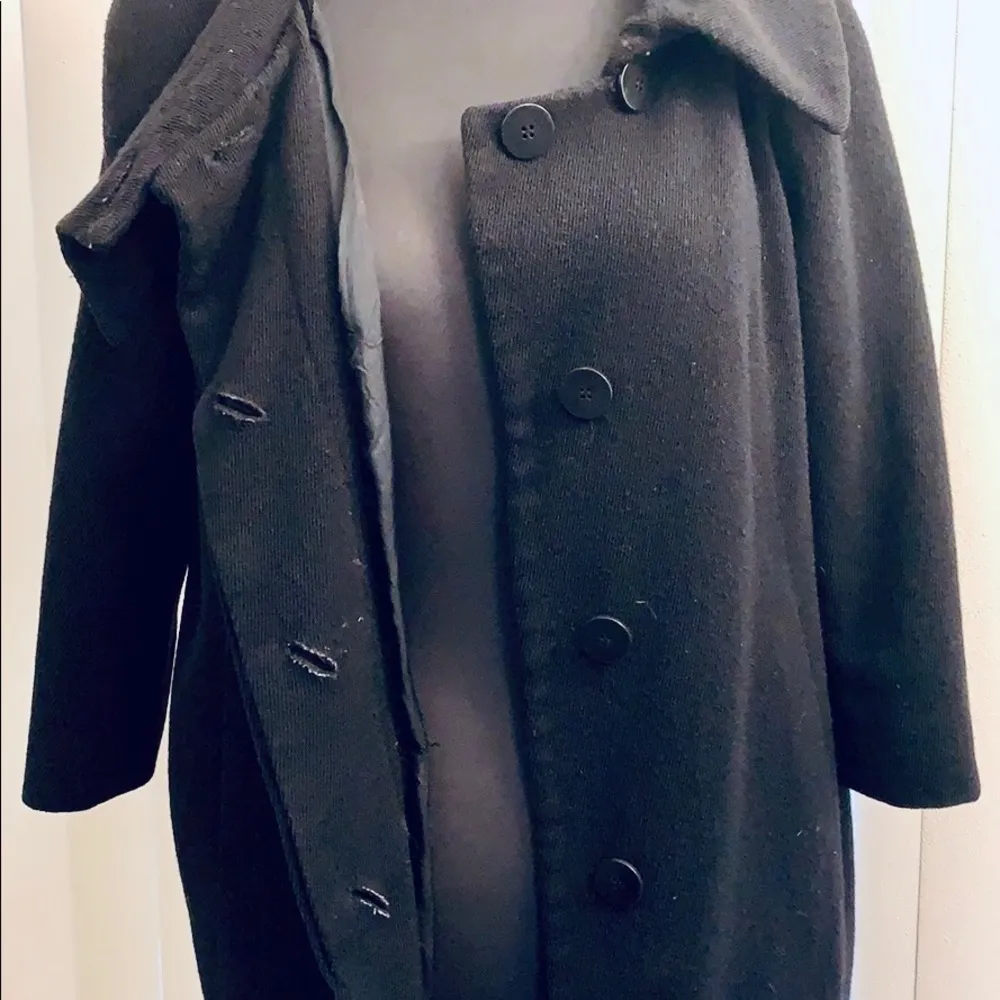 Anne Klein vintage black wool coat. VGUC - Image 2