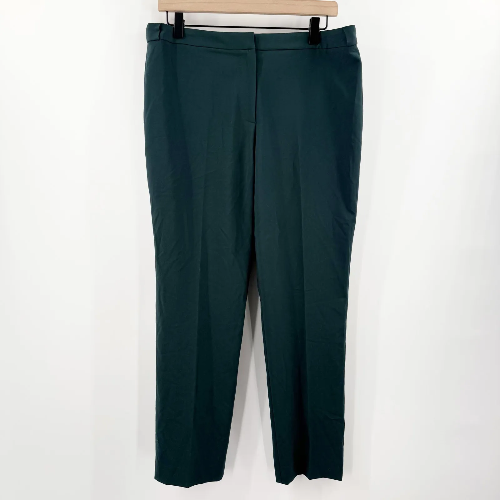 Calvin Klein Pants Women's Size 12P NWT Highline Teal Petites Tapered Ankle - Image 3