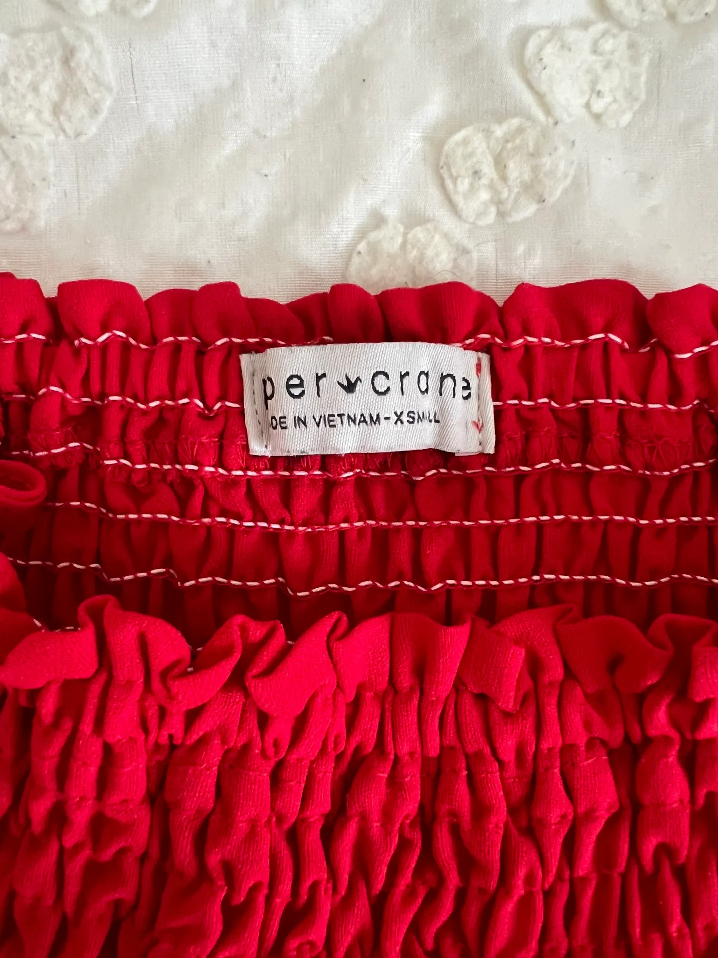 Red Flowy Tank - Image 2