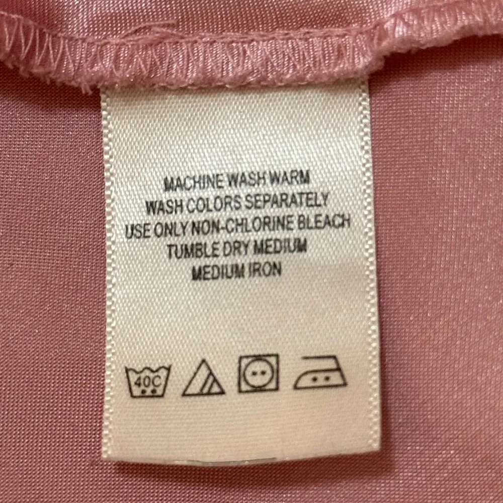 Metrostyle vintage Y2K light pink sequin lace slip dress women’s size 8 Size L - Image 8