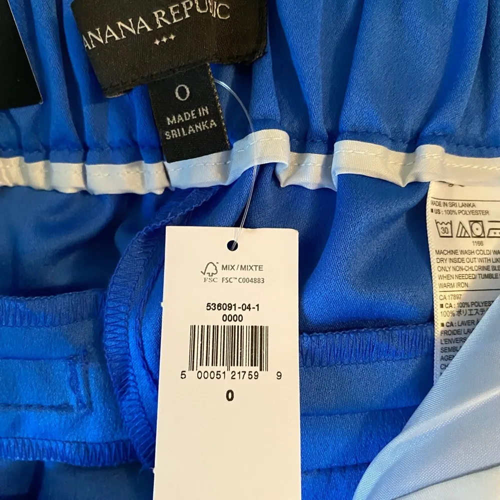 COPY - Banana Republic Women’s Electric Blue Shorts Size 0 New with Tags Tie Cl… - Image 10