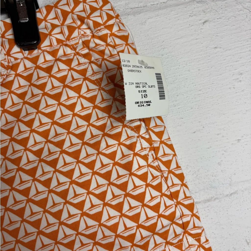 NWT Lands End Canvas Sailboat Woman’s Casual Summer Low Rise Cotton Shorts Sz 10 - Image 3