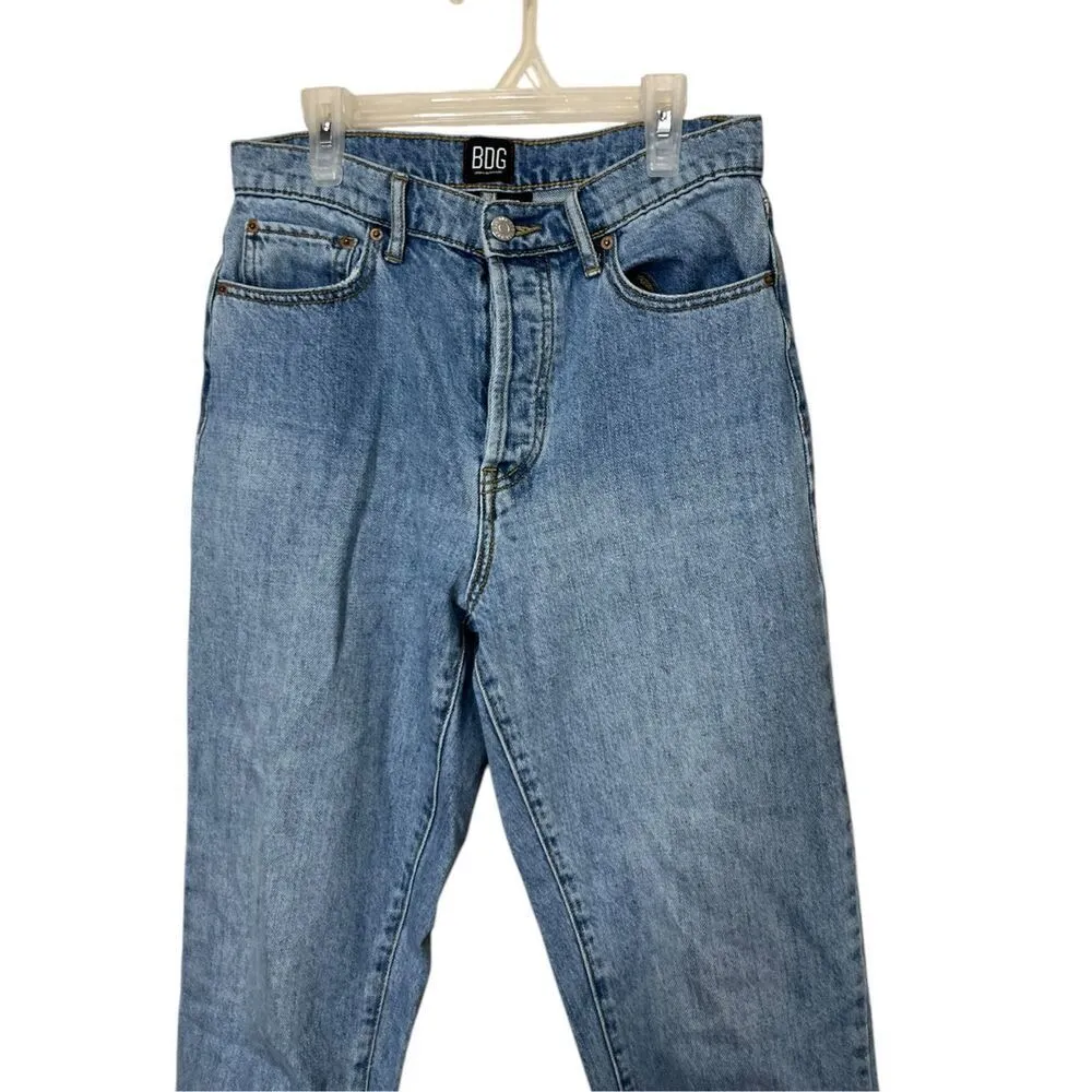BDG Slim Straight Jeans High Rise Size 28 - Image 2