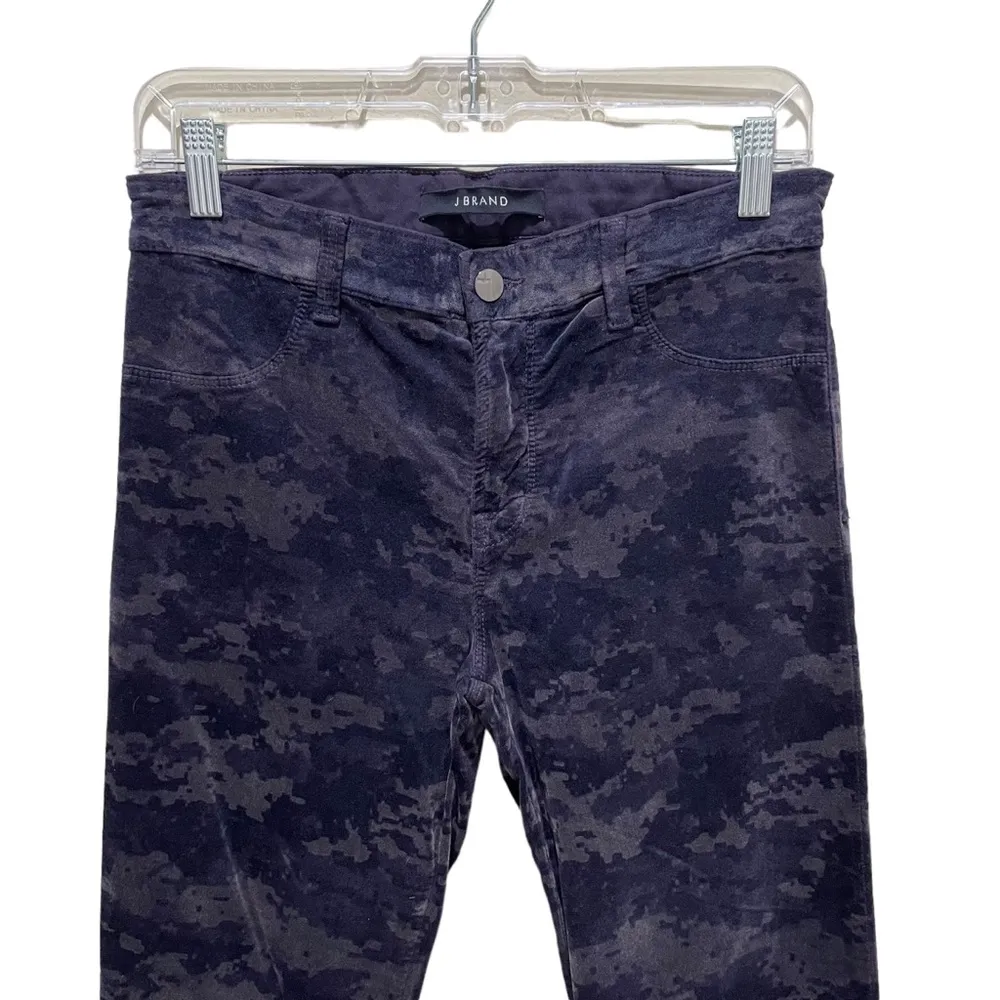 J Brand Super Skinny Twilight Velvet Legging Jeans Purple Size 29 - Image 4