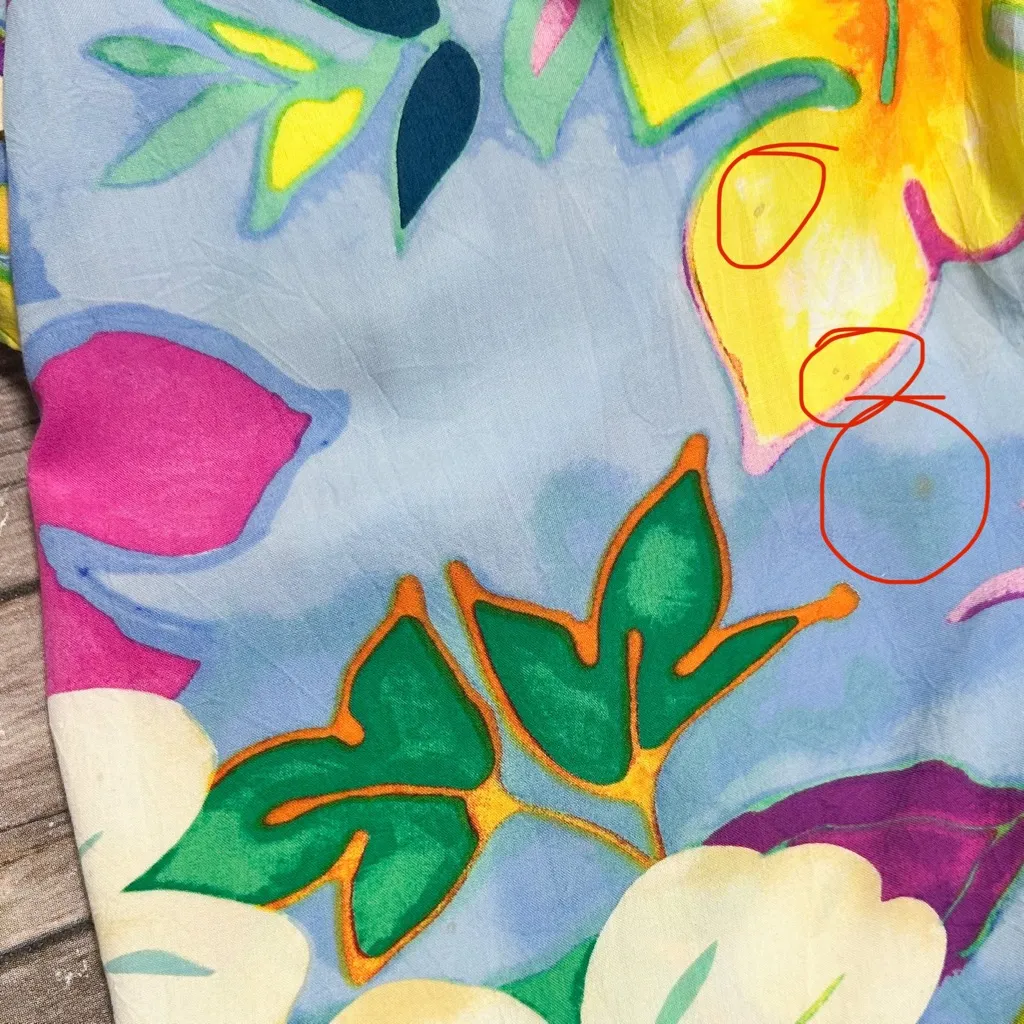 Jams World Vintage Luau Short Sleeve Button Shirt Maxi Dress Set Small Medium - Image 15