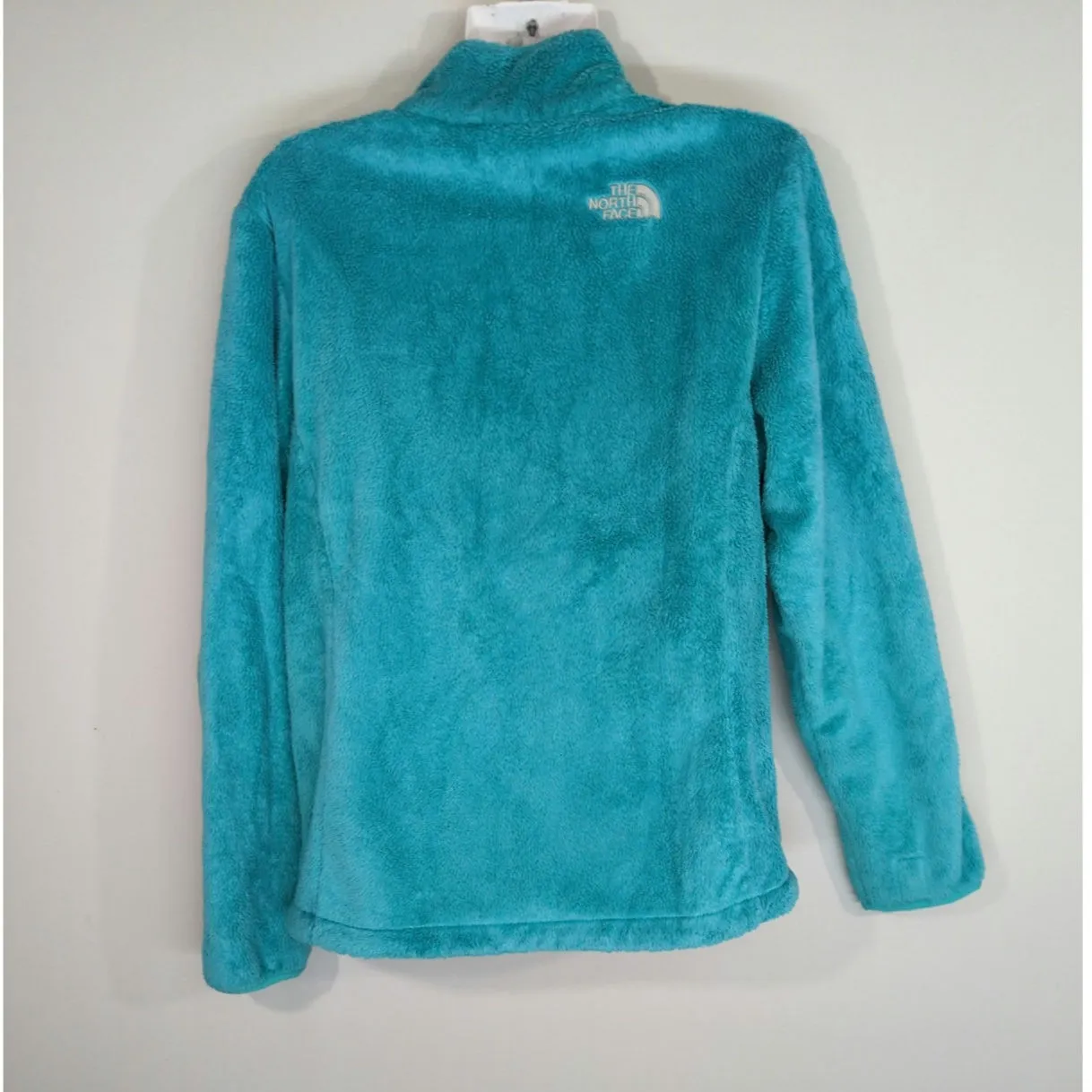 The North Face Fuzzy Teal Osito Soft Warm Jacket Women's MED Cozy Gorpcore - Image 7