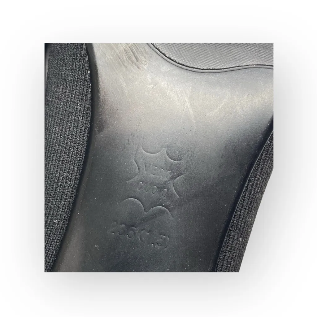 Vero Cuoio Real Italian Leather ᪥ Soft Stretch Sock Heeled Boots ᪥ Black ᪥ 7 235 - Image 14