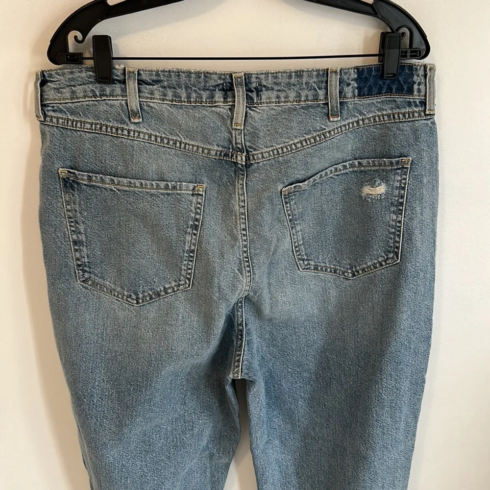 River Island High Rise Mom Jeans Distressed - Image 5