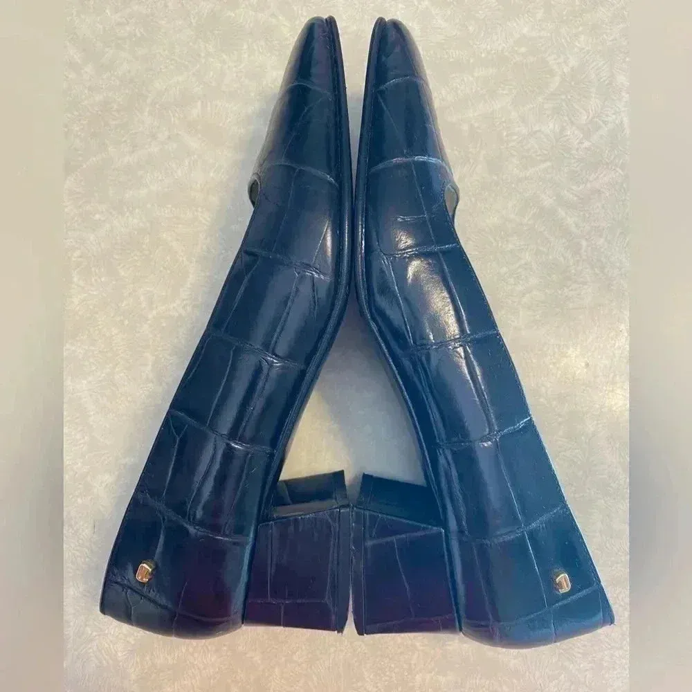 Etienne Aigner Astoria‎ Square Toe Black Heels size 6 - Image 7