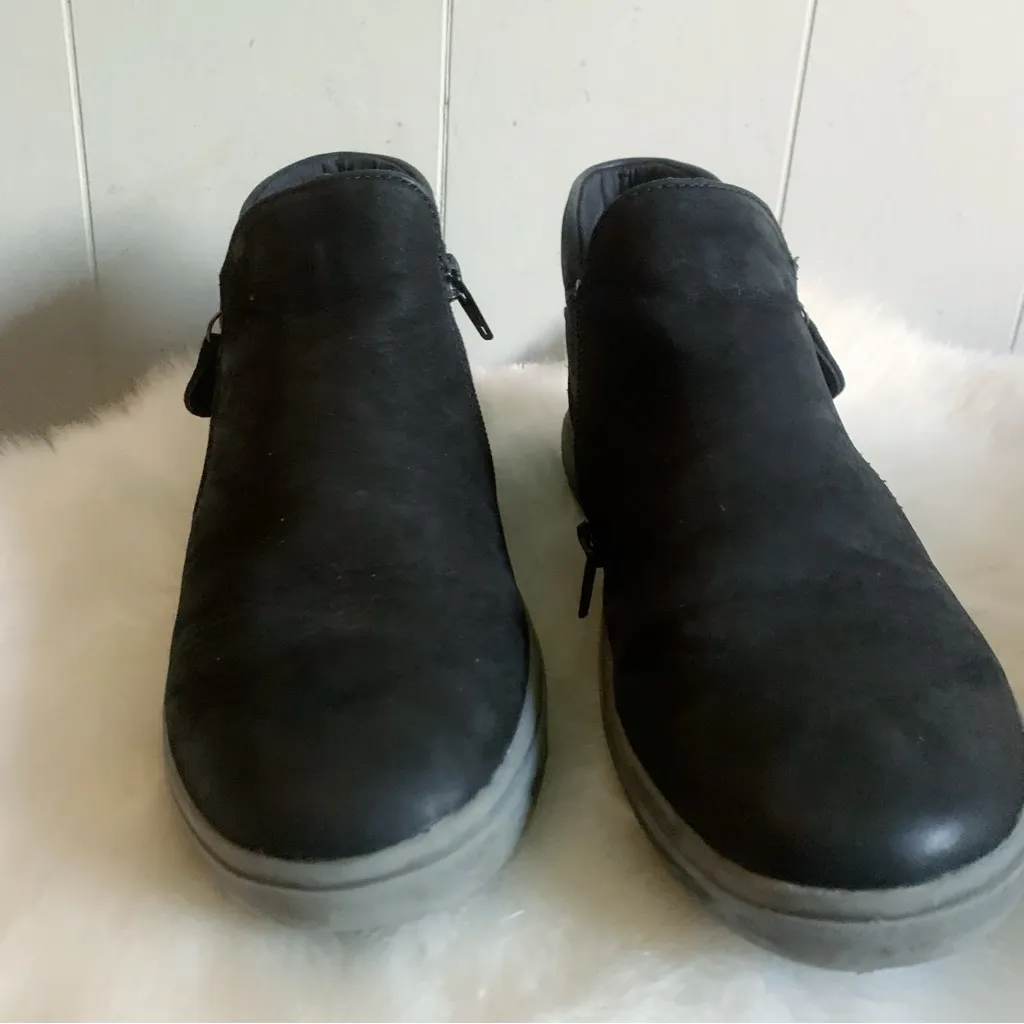 Remonte Boots Dorndof Casual Side Zip Ankle Bootie Black Suede Leather 37 Size 6 - Image 4