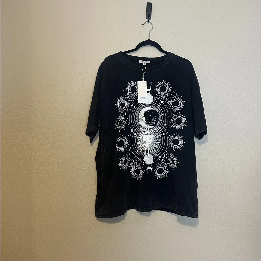 Blue Velvet Sun and Moon‎ Celestial T - Image 2