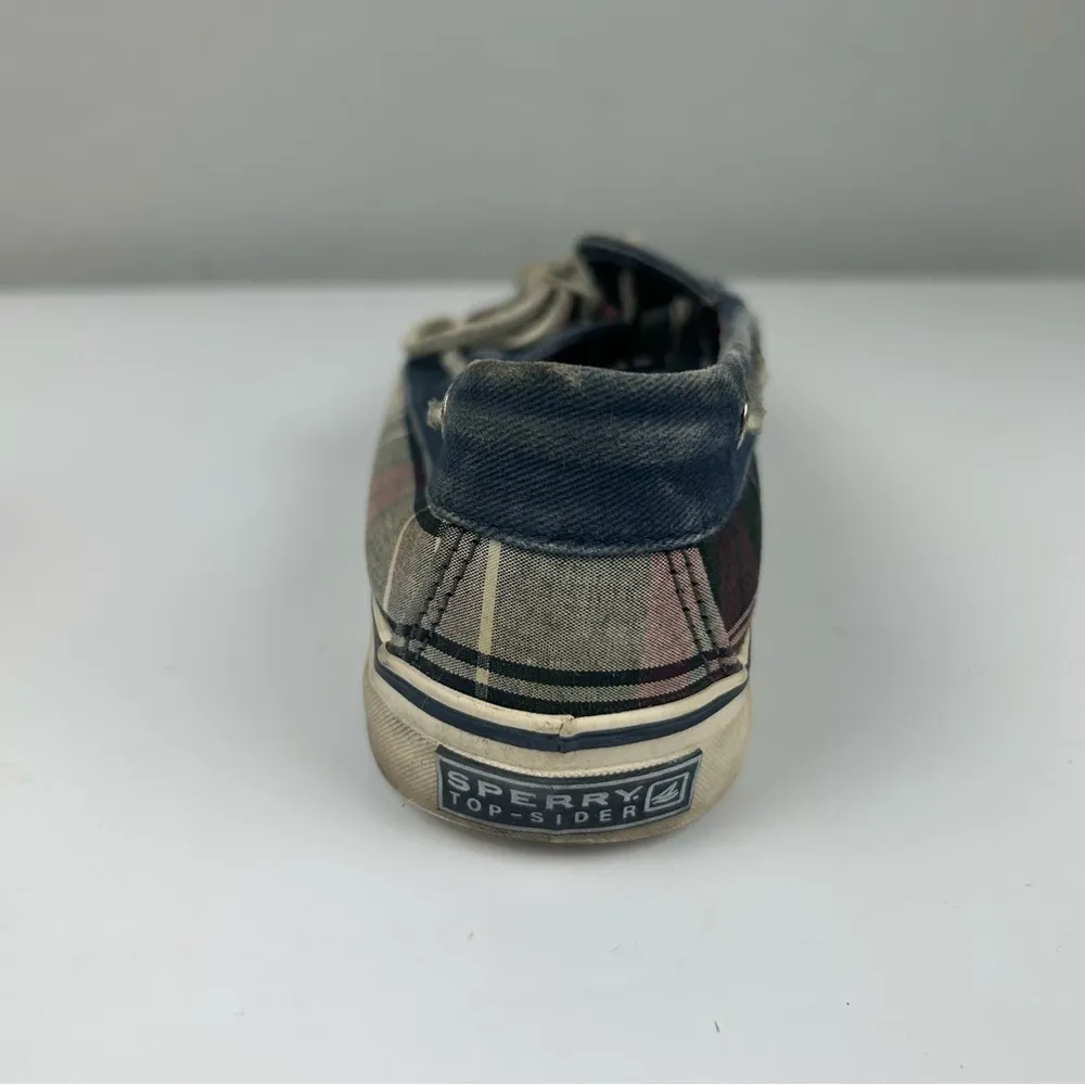 Sperry Top sider blue plaid boat shoes women’s size 6.5 - Image 11