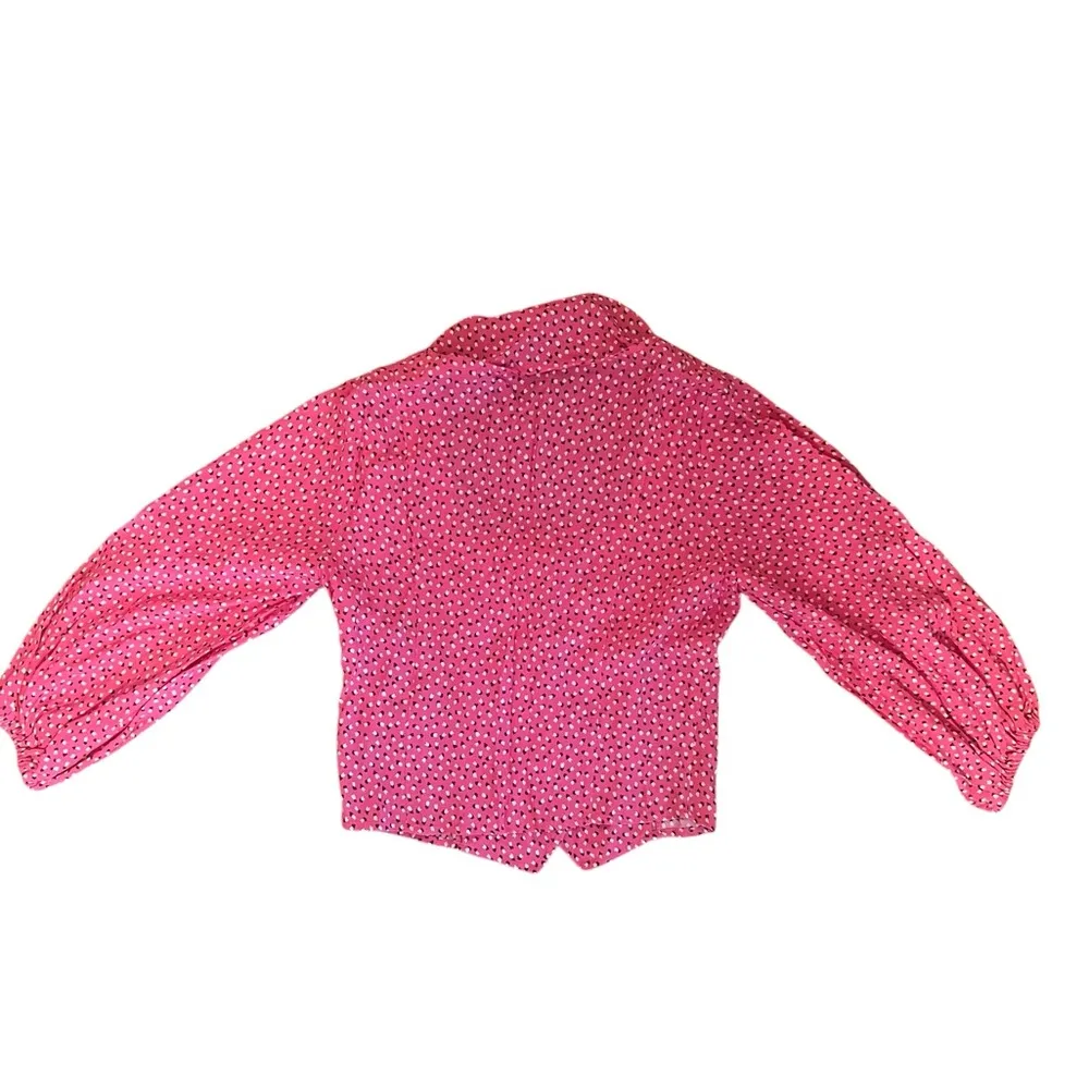 ROLLA’S‎ Roxanne Mini Tulips Blouse in Hot Pink - Image 3