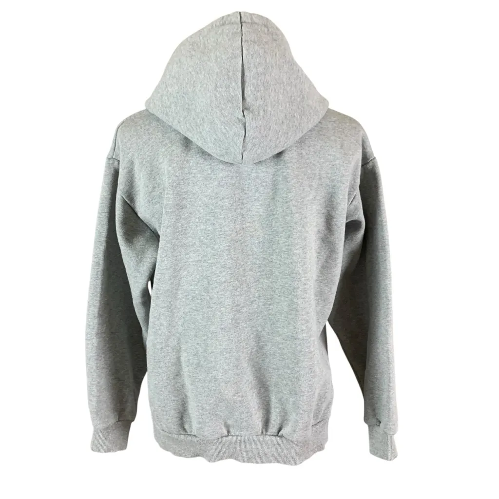Everlane Gray French Terry Hoodie‎ Small Minimalist Classic Sweatshirt Women’s - Image 3
