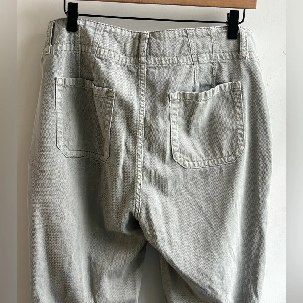 Joes The Honor High Rise Vintage Straight Leg Cotton Lyocell Green Pants size 29 - Image 7