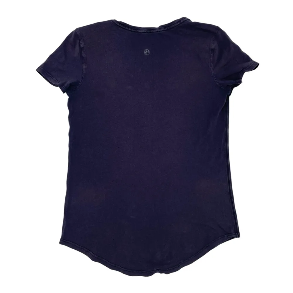 Lululemon Love Crew Fade Short Sleeve T-Shirt Pima Cotton Dark Grey Size 2-4 - Image 3