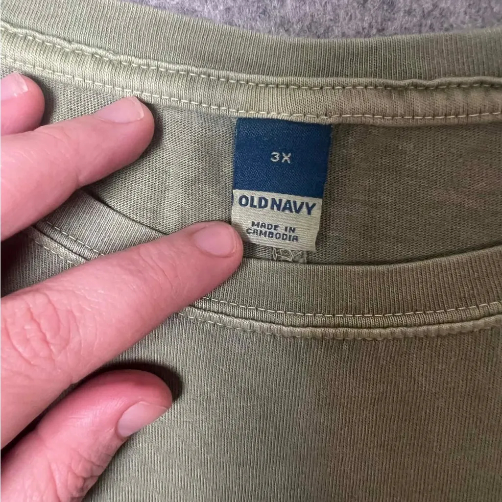 Old Navy Woman Size 3X Sage Green Sleeveless Lightweight Midi Dress - Image 3