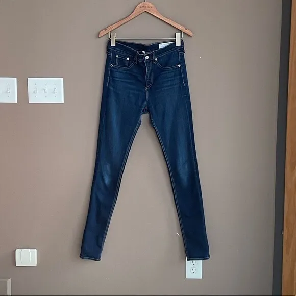 Rag & Bone High Rise Ankle Skinny in Bedford Size 27 - Image 4