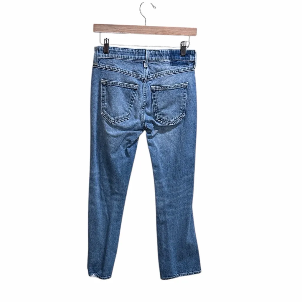 AMO Size 26 Jane cropped Jeans Blue - Image 3