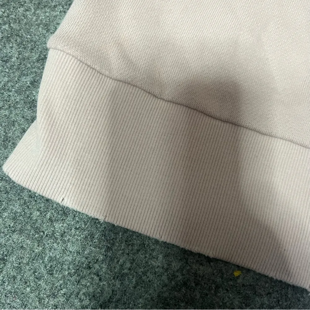 PAGE Size S distressed palm spring graphic pale pink sweatshirt - Image 9