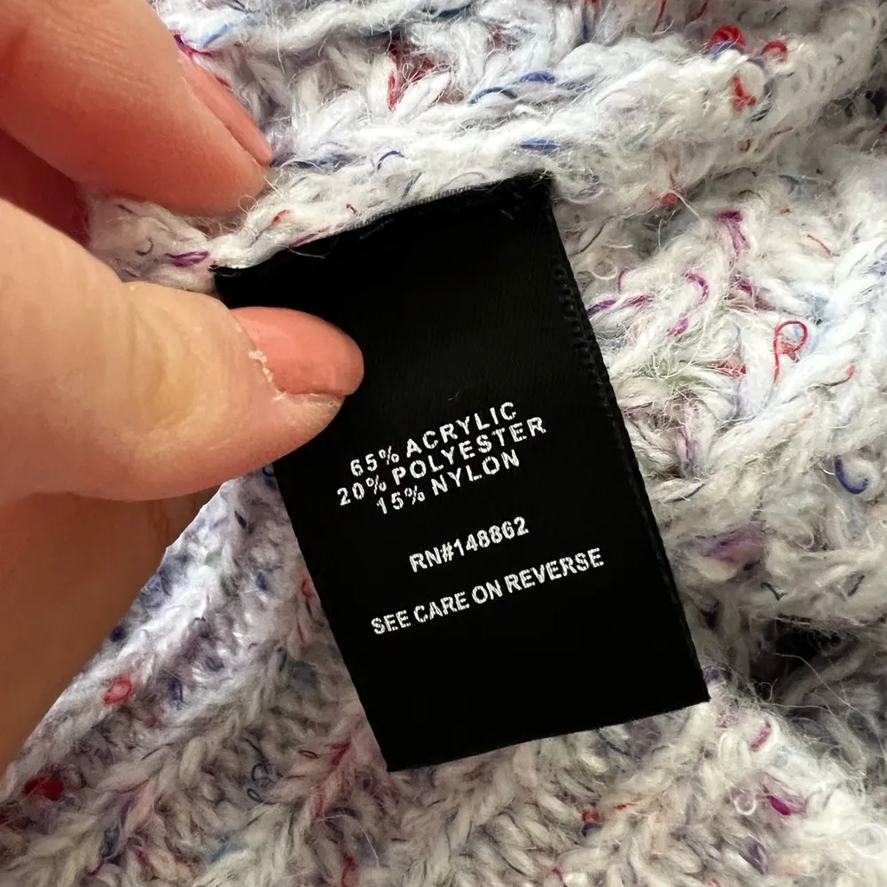 TORRID Multicolor Confetti Acrylic V Neck Knit Pullover Sweater Sz 3X - Image 4