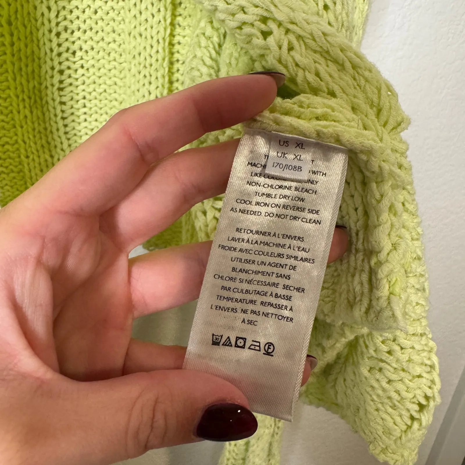 Free People Robyn Cardigan Light Green - Image 11