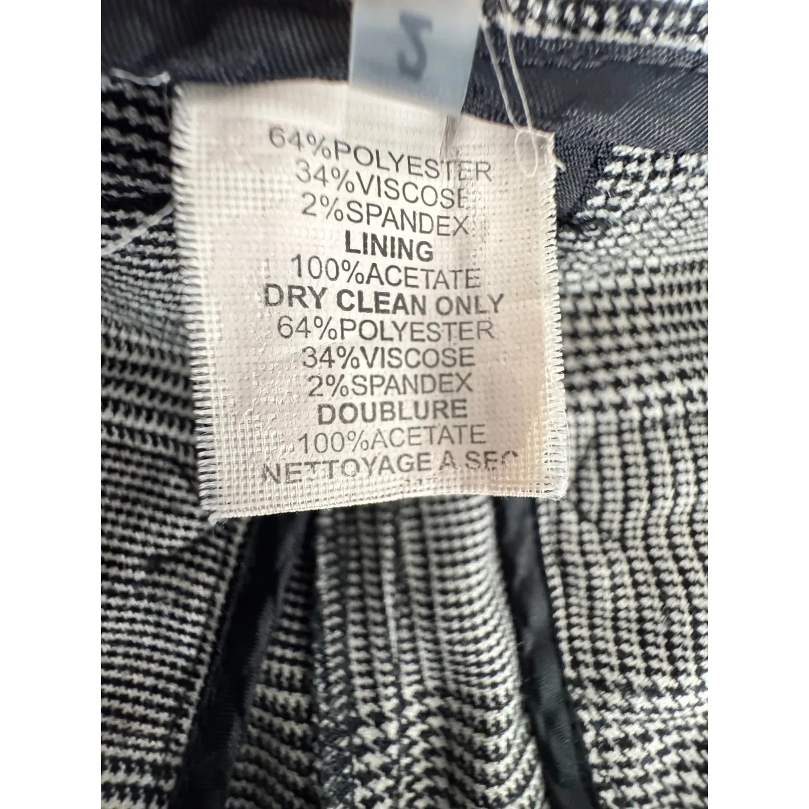 Trina Turk Plaid Career Pants Straight Leg Business Casual Size 2‎ - Image 4