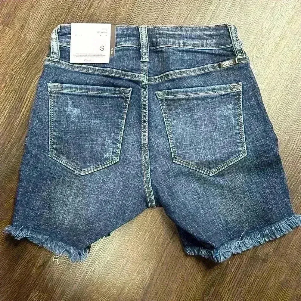 Kancan Highrise Shorts Blue - Image 2