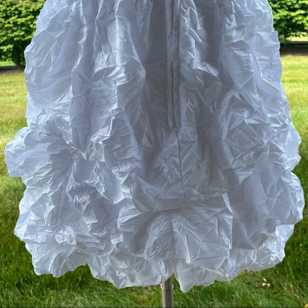 Jessica McClintock Mini Crinkled Dress - Image 11