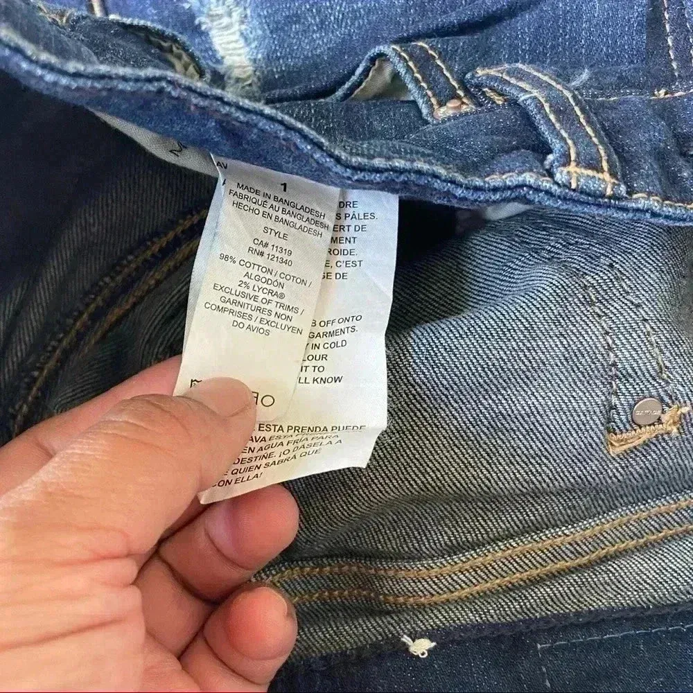 garage jean shorts size 1 - Image 6