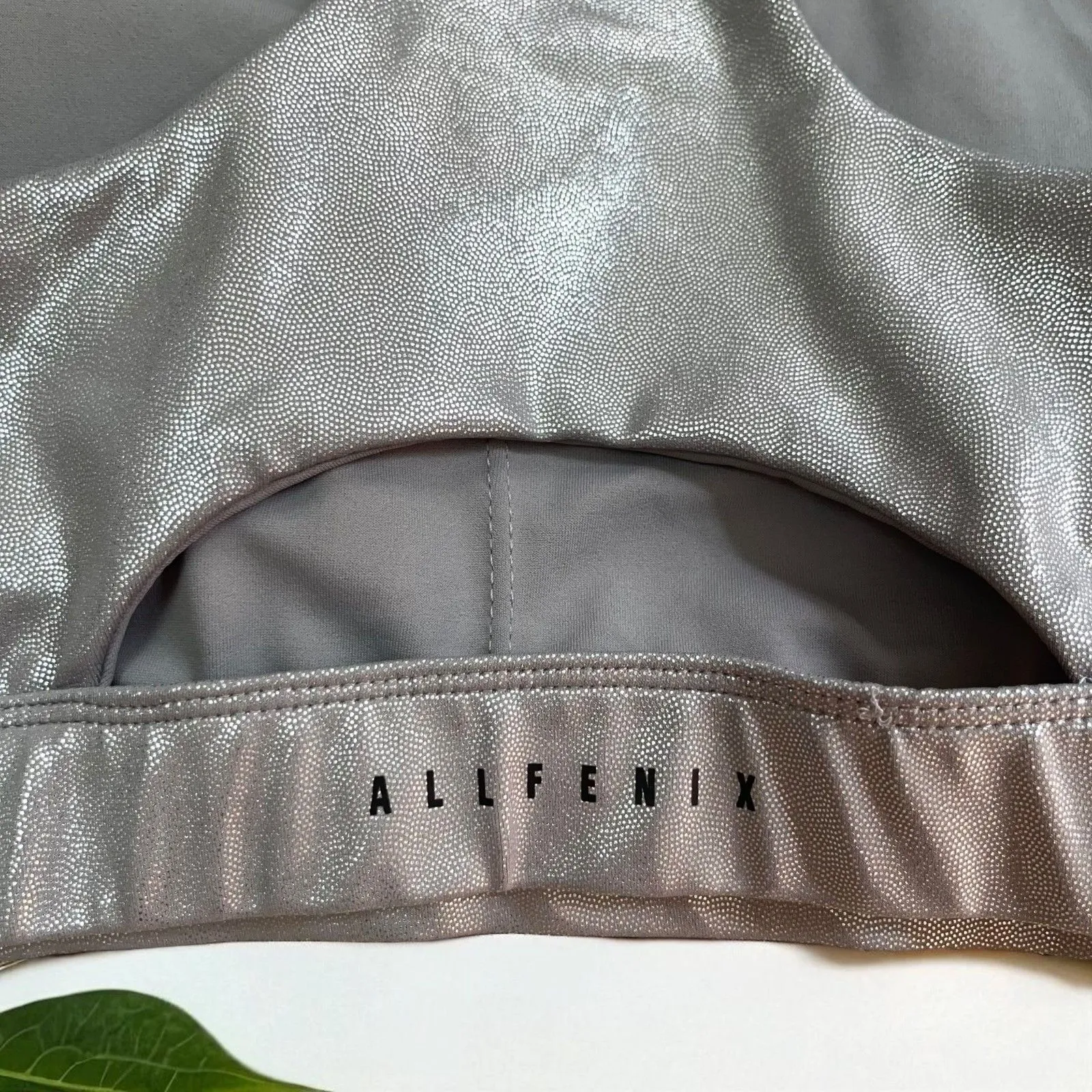 🆕 All Fenix Liquid Silver Racerback Sports Bra - Image 7