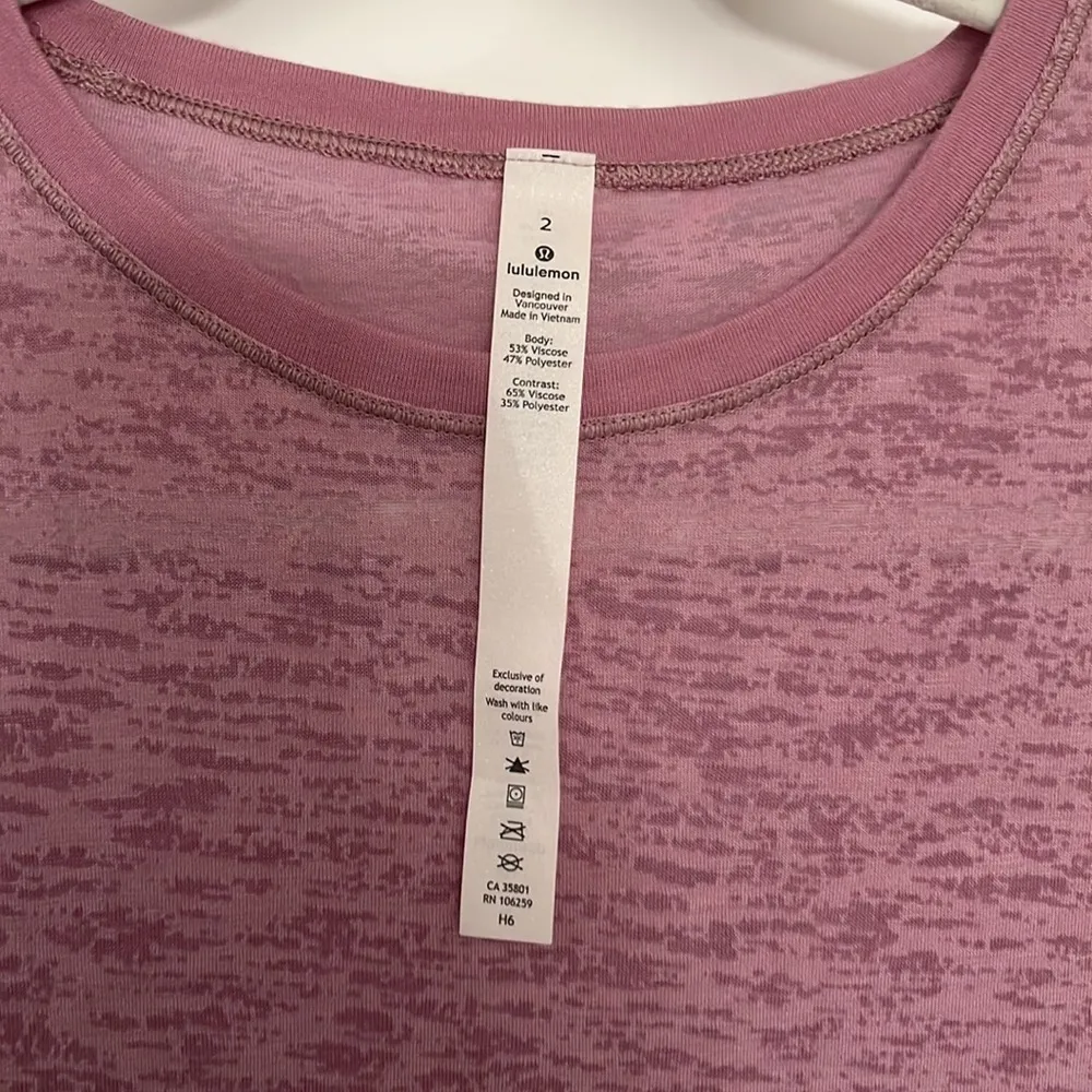 Lululemon In Sequence Short Sleeve — Rose Blush - Image 2
